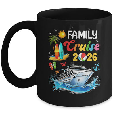 Family Cruise 2026 Summer Vacation Cruise Family Matching Mug | siriusteestore