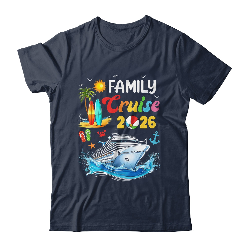 Family Cruise 2026 Summer Vacation Cruise Family Matching Shirt & Tank Top | siriusteestore