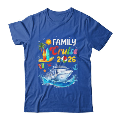 Family Cruise 2026 Summer Vacation Cruise Family Matching Shirt & Tank Top | siriusteestore