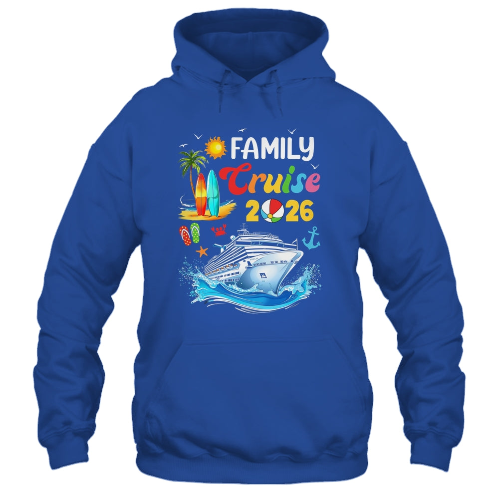 Family Cruise 2026 Summer Vacation Cruise Family Matching Shirt & Tank Top | siriusteestore