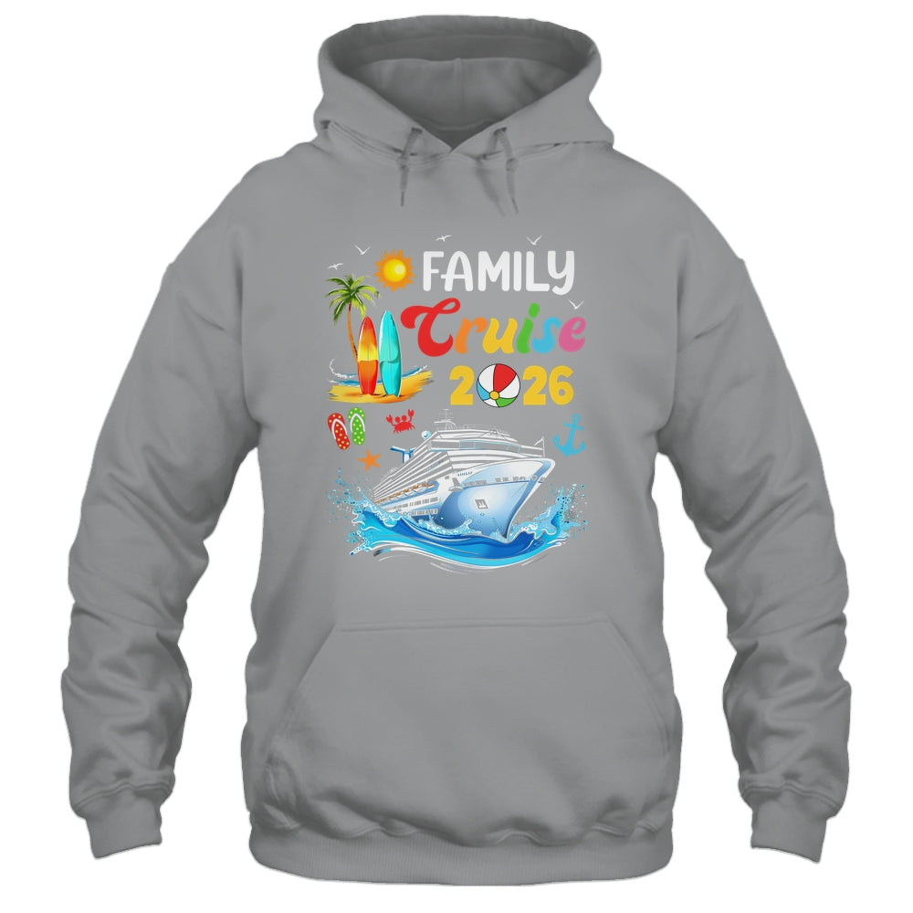 Family Cruise 2026 Summer Vacation Cruise Family Matching Shirt & Tank Top | siriusteestore