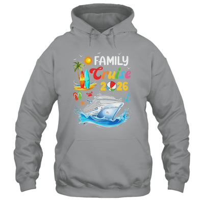 Family Cruise 2026 Summer Vacation Cruise Family Matching Shirt & Tank Top | siriusteestore