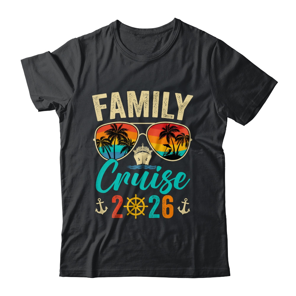 Family Cruise 2026 Summer Vacation Matching Family Cruise Shirt & Tank Top | siriusteestore