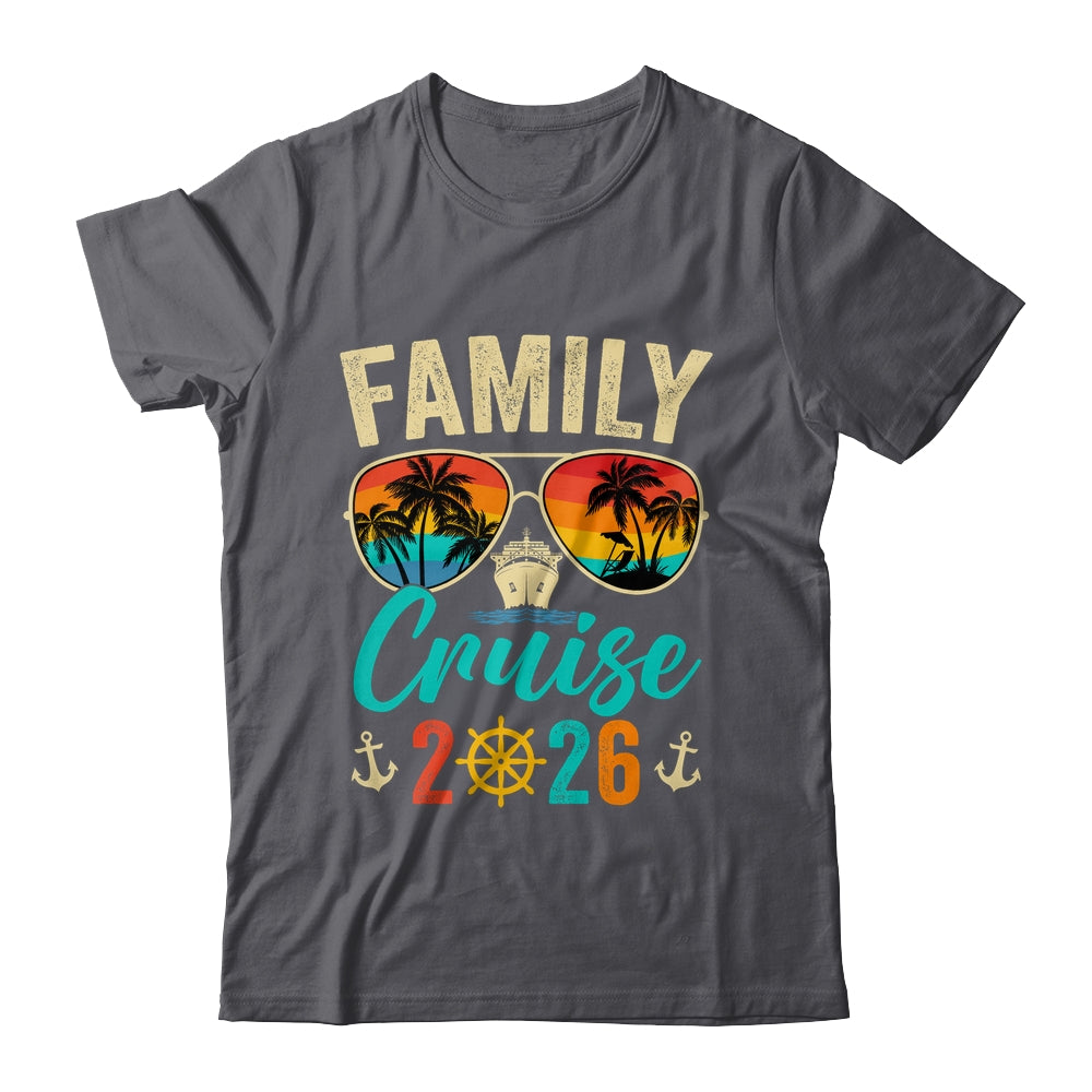 Family Cruise 2026 Summer Vacation Matching Family Cruise Shirt & Tank Top | siriusteestore