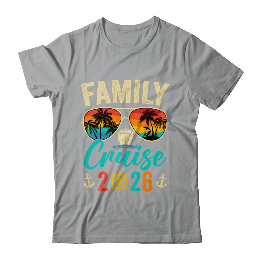 Family Cruise 2026 Summer Vacation Matching Family Cruise Shirt & Tank Top | siriusteestore
