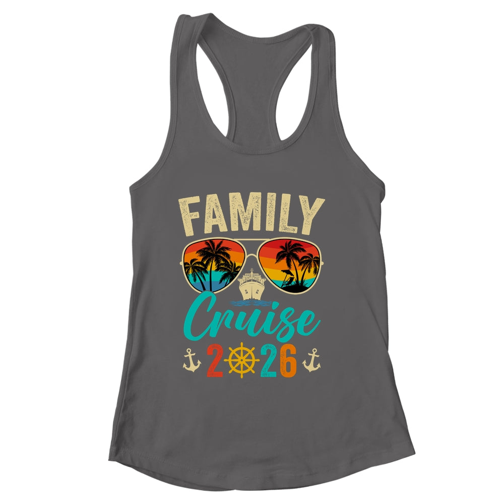 Family Cruise 2026 Summer Vacation Matching Family Cruise Shirt & Tank Top | siriusteestore