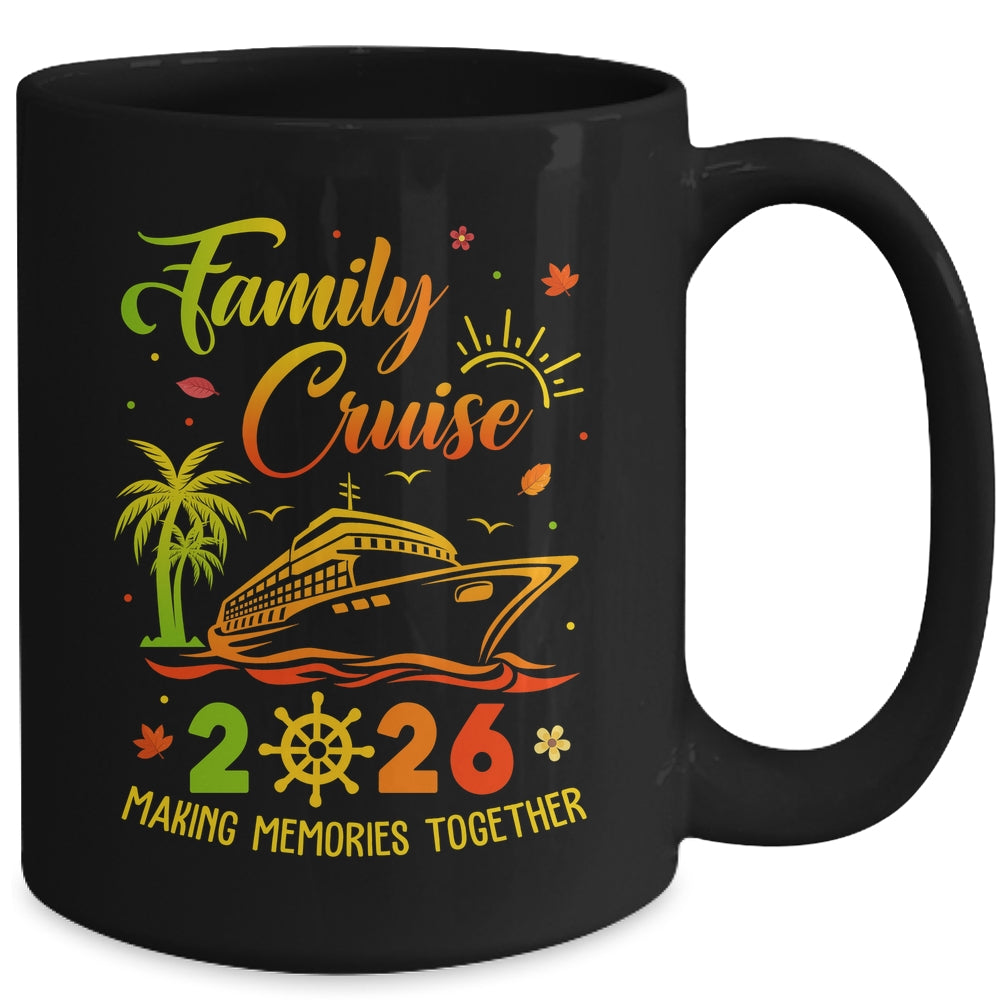 Family Cruise 2026 Thanksgiving Autumn Cruise Squad Mug | siriusteestore