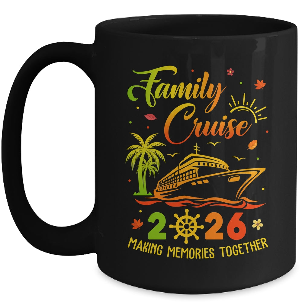 Family Cruise 2026 Thanksgiving Autumn Cruise Squad Mug | siriusteestore