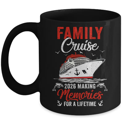 Family Cruise 2026 Vacation Family Trip Funny Party Mug | siriusteestore