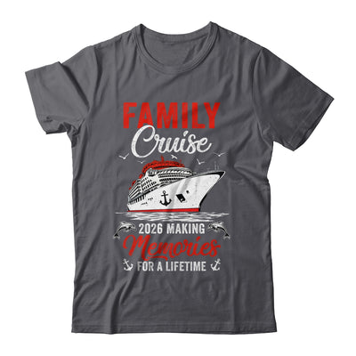 Family Cruise 2026 Vacation Family Trip Funny Party Shirt & Tank Top | siriusteestore