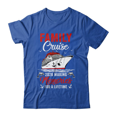 Family Cruise 2026 Vacation Family Trip Funny Party Shirt & Tank Top | siriusteestore