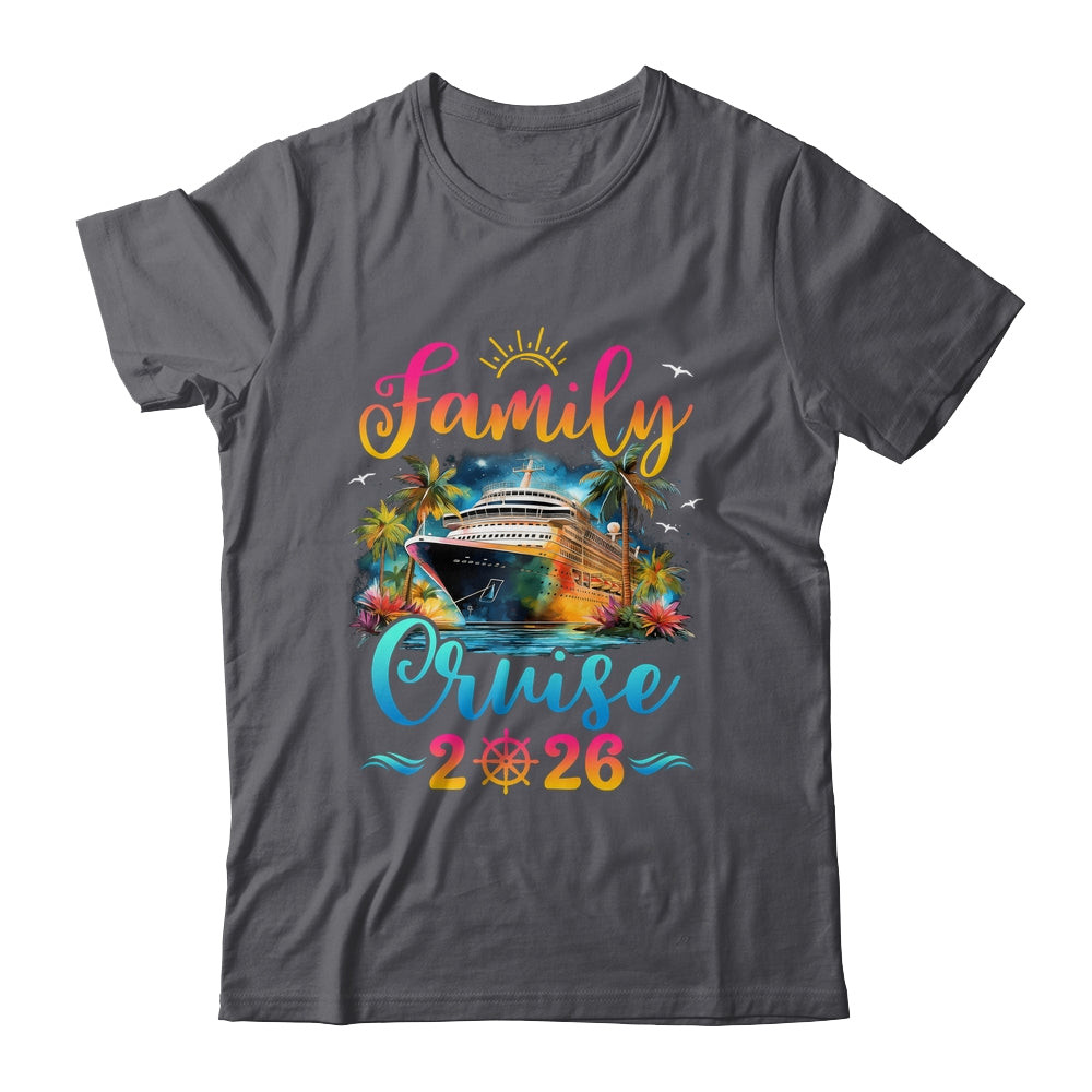 Family Cruise 2026 Vacation Trip Matching Summer Together Shirt & Tank Top | siriusteestore