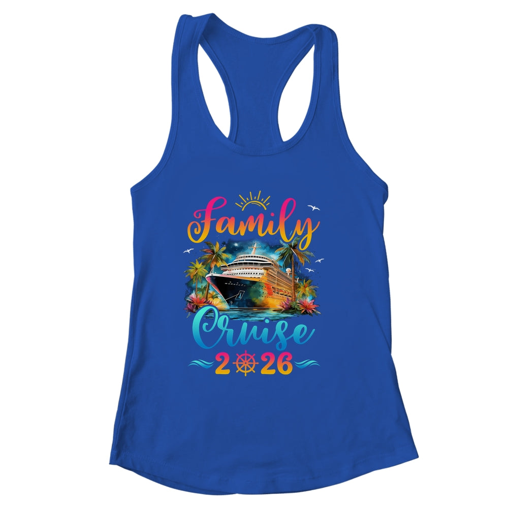 Family Cruise 2026 Vacation Trip Matching Summer Together Shirt & Tank Top | siriusteestore