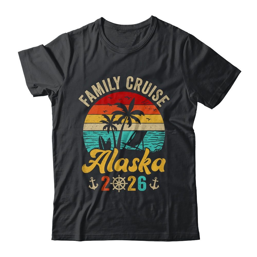 Family Cruise Alaska 2026 Summer Matching Vacation Shirt & Hoodie | siriusteestore