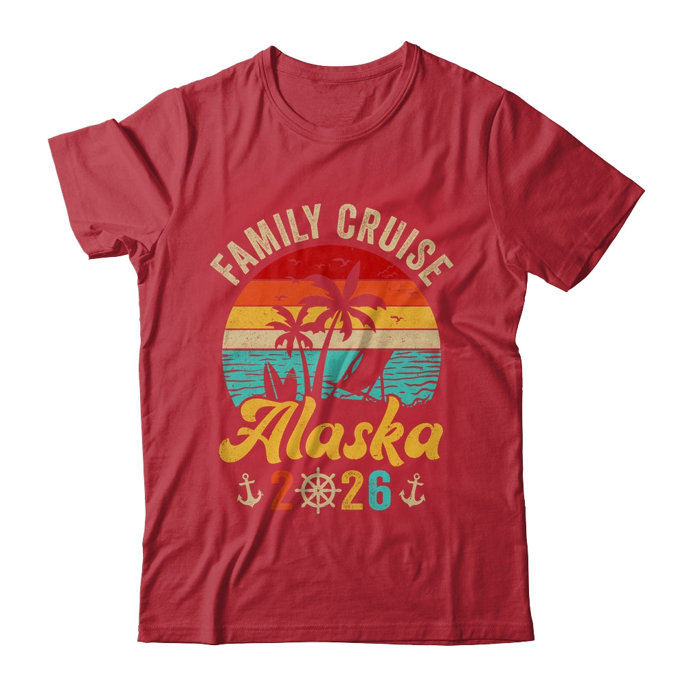Family Cruise Alaska 2026 Summer Matching Vacation Shirt & Hoodie | siriusteestore