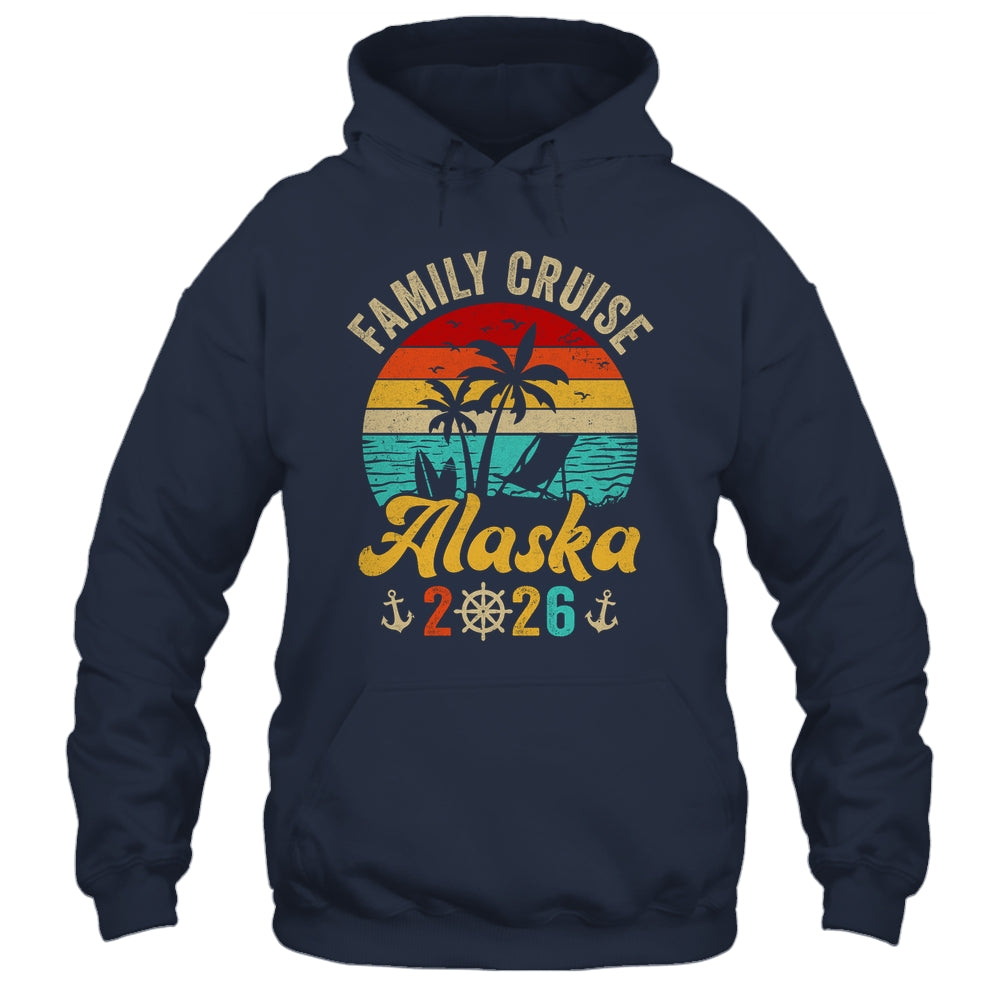 Family Cruise Alaska 2026 Summer Matching Vacation Shirt & Hoodie | siriusteestore
