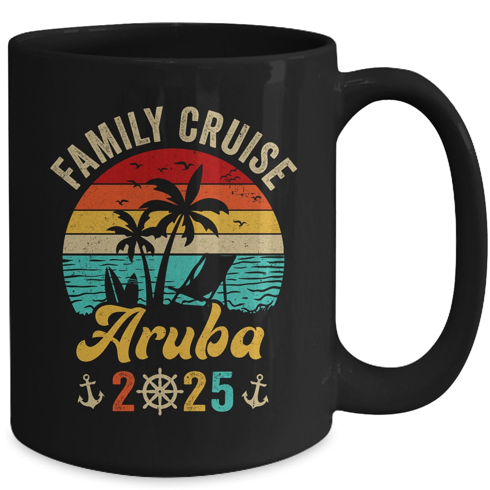 Family Cruise Aruba 2025 Summer Matching Vacation Mug | siriusteestore