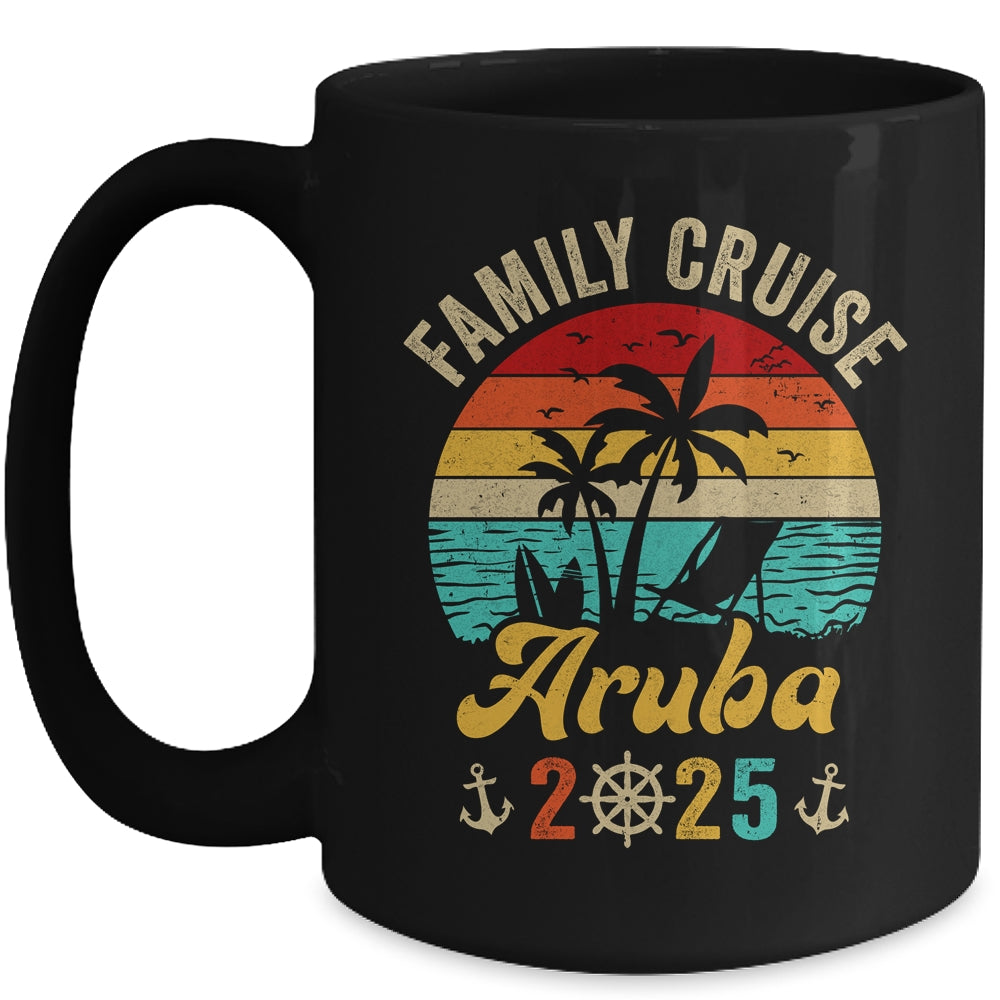 Family Cruise Aruba 2025 Summer Matching Vacation Mug | siriusteestore