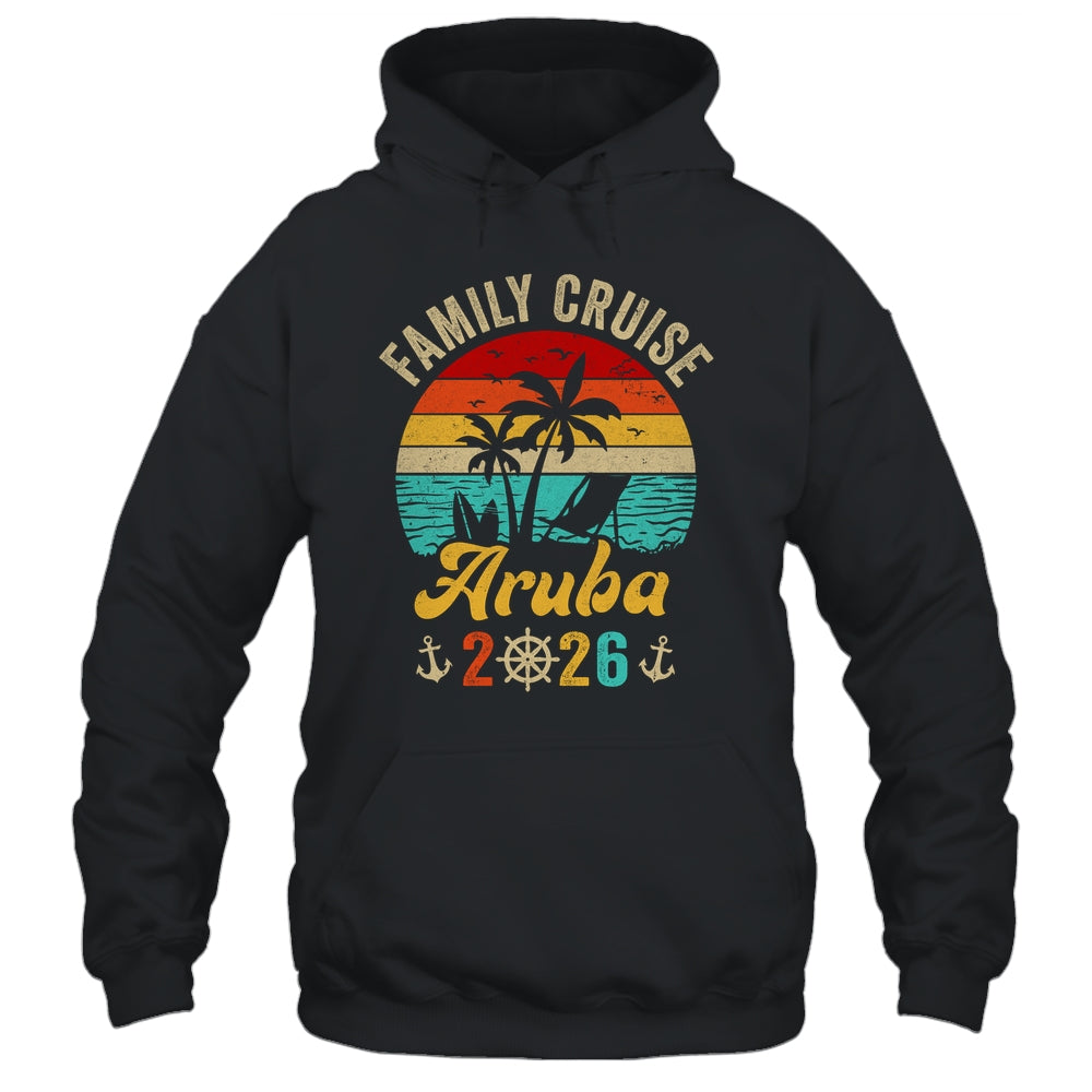Family Cruise Aruba 2026 Summer Matching Vacation Shirt & Tank Top | siriusteestore