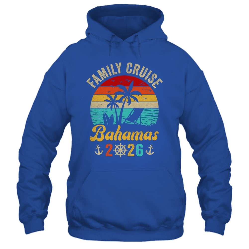 Family Cruise Bahamas 2026 Summer Matching Vacation Shirt & Tank Top | siriusteestore