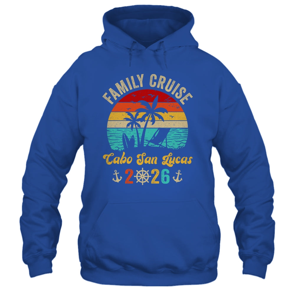 Family Cruise Cabo San Lucas 2026 Summer Matching Vacation Shirt & Tank Top | siriusteestore