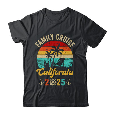 Family Cruise California 2025 Summer Matching Vacation Shirt & Tank Top | siriusteestore