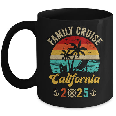 Family Cruise California 2025 Summer Matching Vacation Mug | siriusteestore