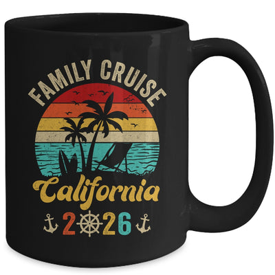 Family Cruise California 2026 Summer Matching Vacation Mug | siriusteestore