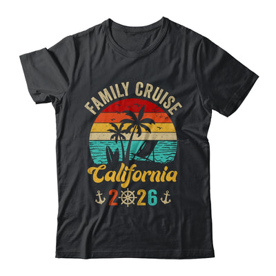Family Cruise California 2026 Summer Matching Vacation Shirt & Tank Top | siriusteestore