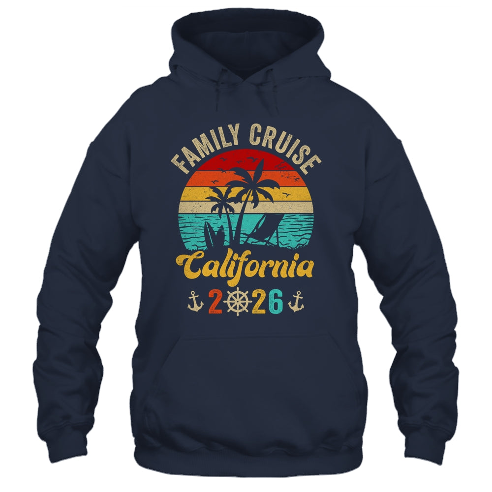 Family Cruise California 2026 Summer Matching Vacation Shirt & Tank Top | siriusteestore