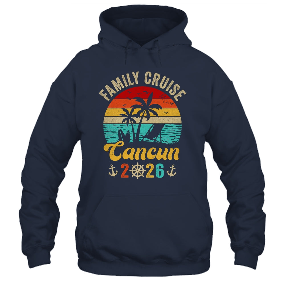 Family Cruise Cancun 2026 Summer Matching Vacation Shirt & Tank Top | siriusteestore
