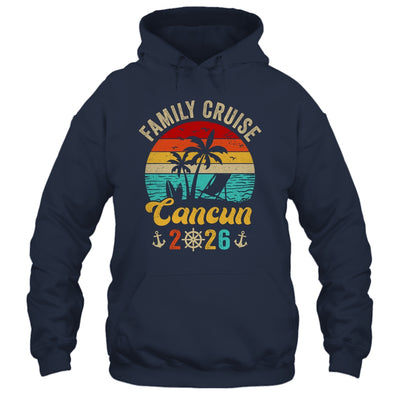 Family Cruise Cancun 2026 Summer Matching Vacation Shirt & Tank Top | siriusteestore