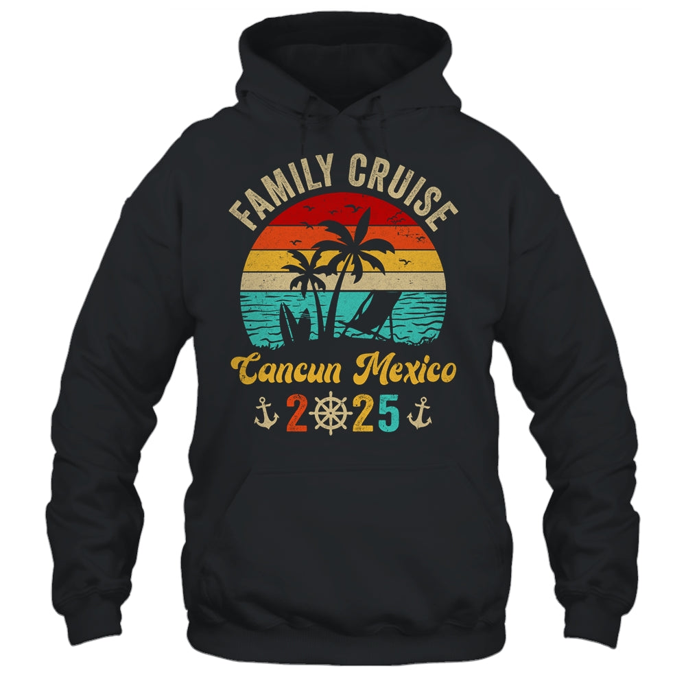 Family Cruise Cancun Mexico 2025 Summer Matching Vacation Shirt & Tank Top | siriusteestore