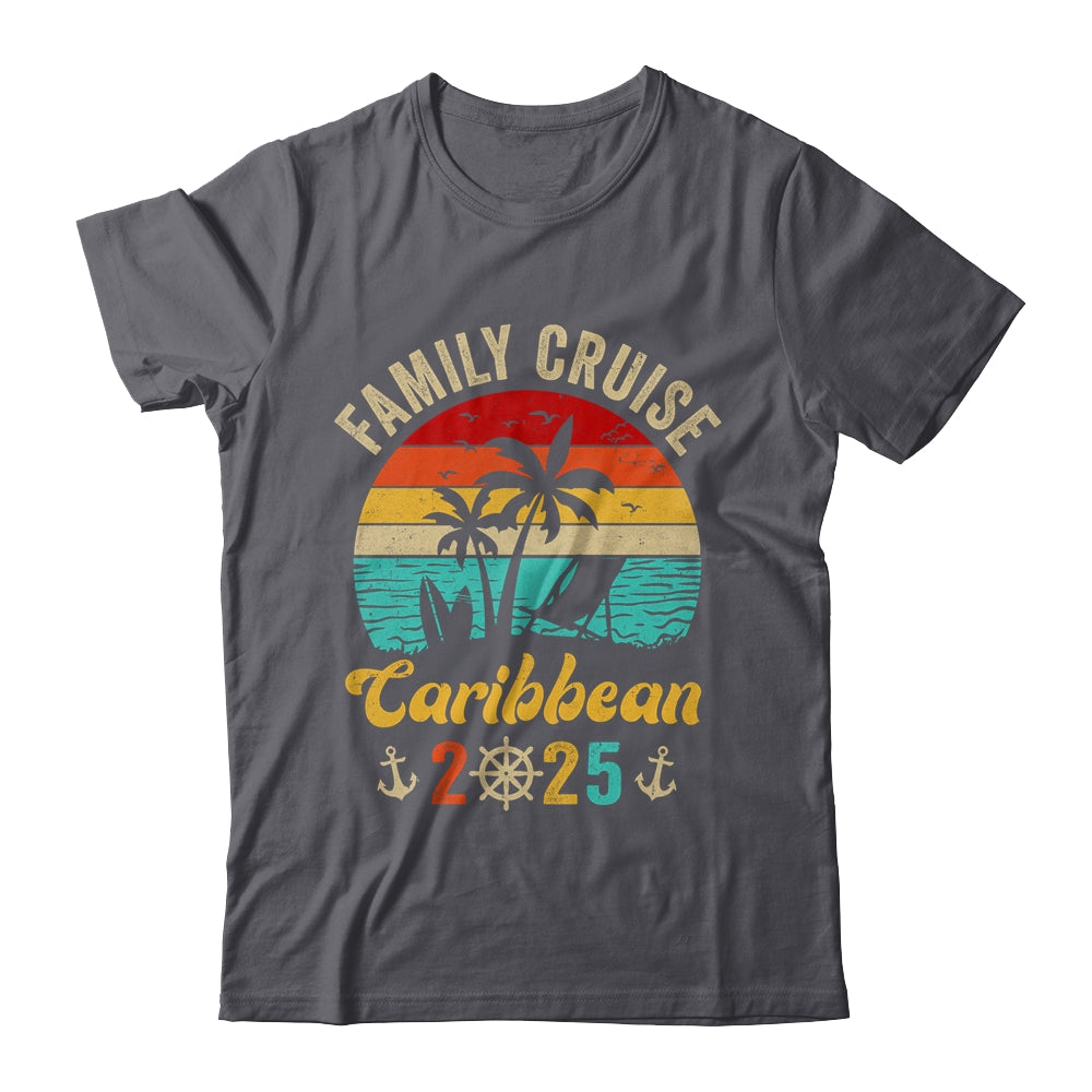 Family Cruise Caribbean 2025 Summer Matching Vacation Shirt & Tank Top | siriusteestore