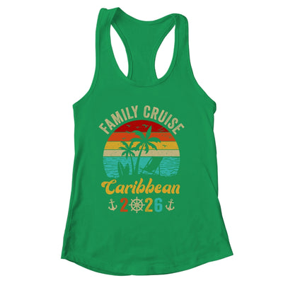 Family Cruise Caribbean 2026 Summer Matching Vacation Shirt & Tank Top | siriusteestore