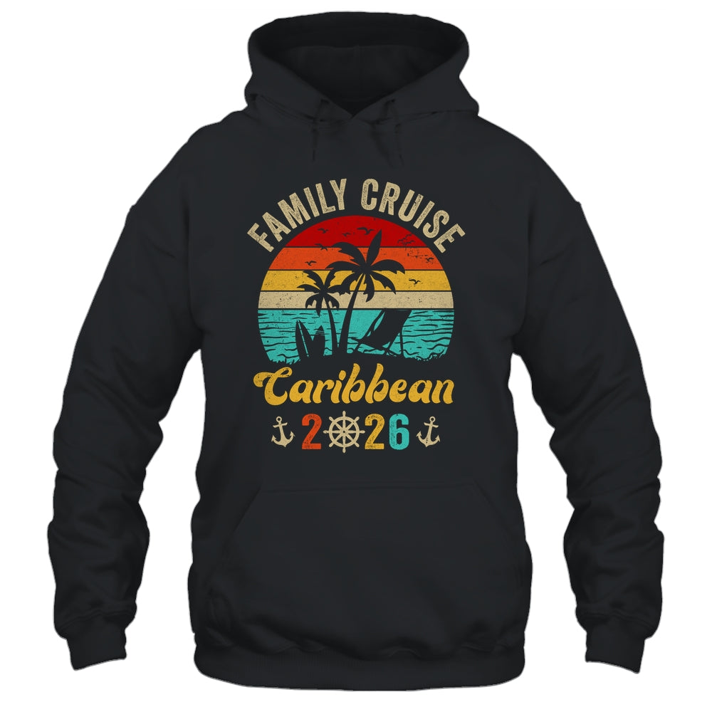 Family Cruise Caribbean 2026 Summer Matching Vacation Shirt & Tank Top | siriusteestore