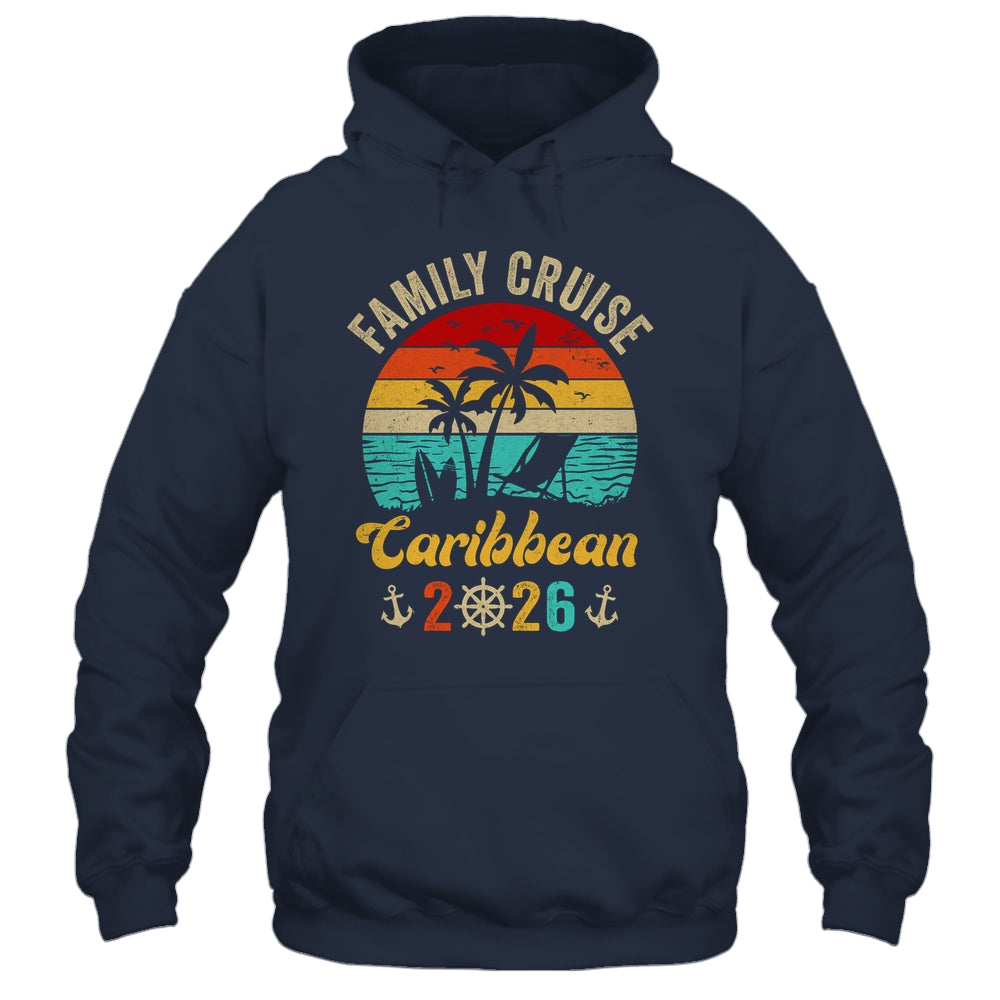 Family Cruise Caribbean 2026 Summer Matching Vacation Shirt & Tank Top | siriusteestore