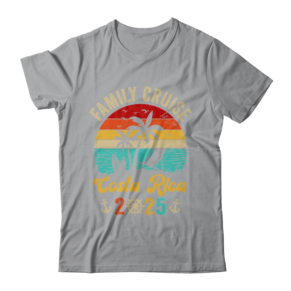 Family Cruise Costa Rica 2025 Summer Matching Vacation Shirt & Tank Top | siriusteestore