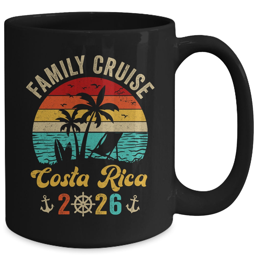 Family Cruise Costa Rica 2026 Summer Matching Vacation Mug | siriusteestore