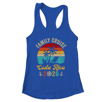 Family Cruise Costa Rica 2026 Summer Matching Vacation Shirt & Tank Top | siriusteestore