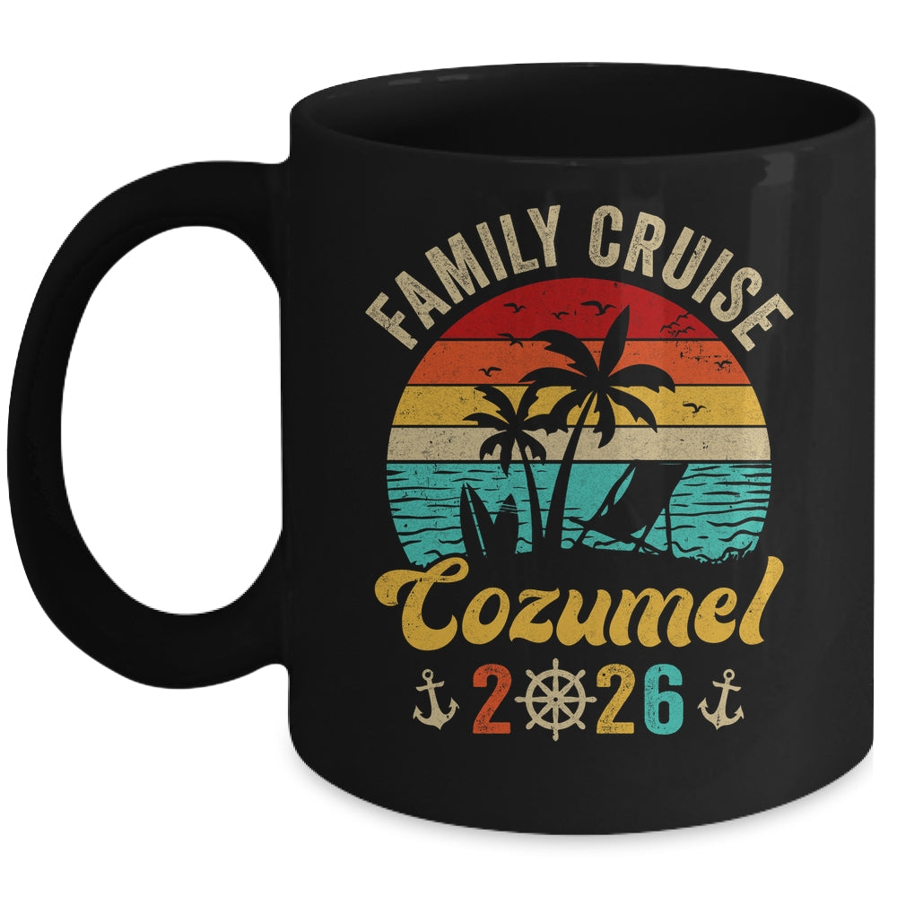 Family Cruise Cozumel 2026 Summer Matching Vacation Mug | siriusteestore