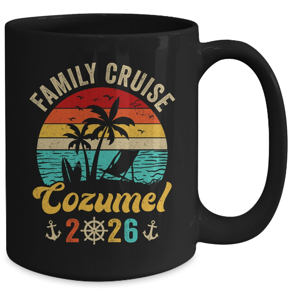 Family Cruise Cozumel 2026 Summer Matching Vacation Mug | siriusteestore