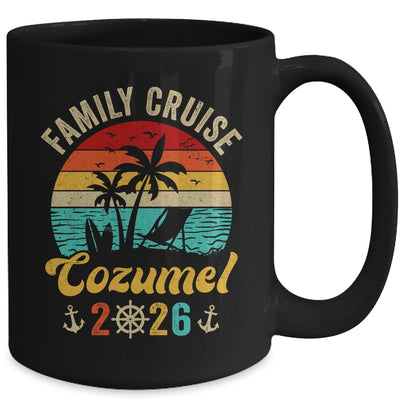 Family Cruise Cozumel 2026 Summer Matching Vacation Mug | siriusteestore