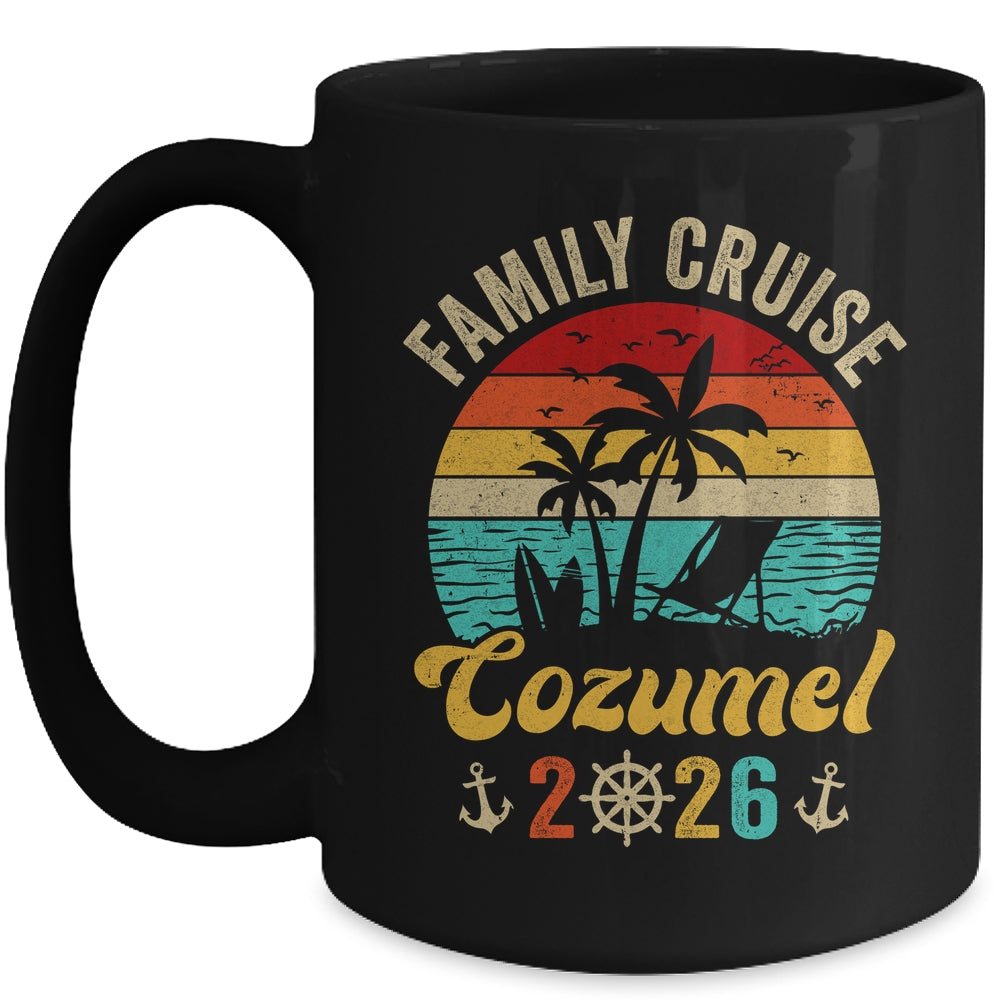 Family Cruise Cozumel 2026 Summer Matching Vacation Mug | siriusteestore