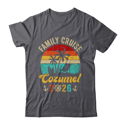 Family Cruise Cozumel 2026 Summer Matching Vacation Shirt & Tank Top | siriusteestore