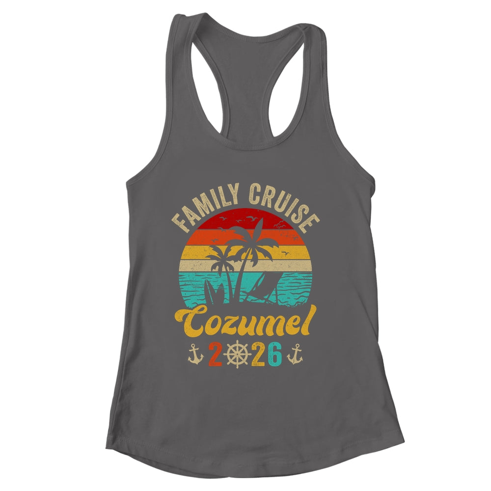 Family Cruise Cozumel 2026 Summer Matching Vacation Shirt & Tank Top | siriusteestore