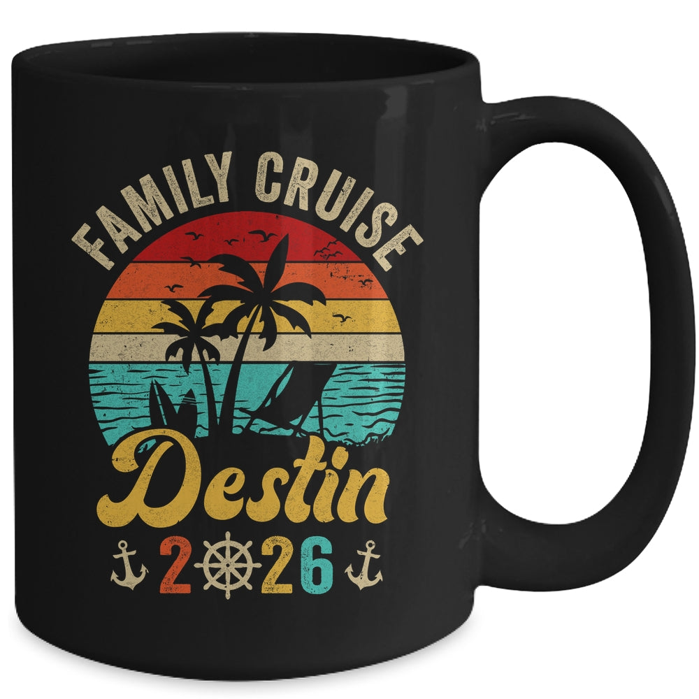 Family Cruise Destin 2026 Summer Matching Vacation Mug | siriusteestore