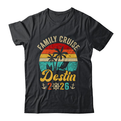 Family Cruise Destin 2026 Summer Matching Vacation Shirt & Tank Top | siriusteestore