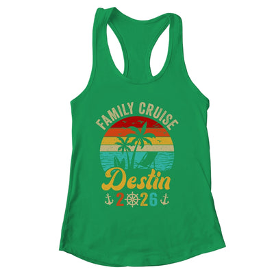 Family Cruise Destin 2026 Summer Matching Vacation Shirt & Tank Top | siriusteestore