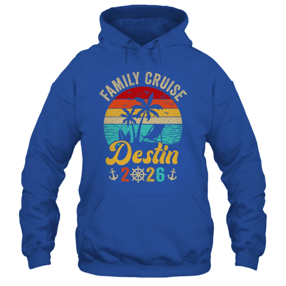 Family Cruise Destin 2026 Summer Matching Vacation Shirt & Tank Top | siriusteestore